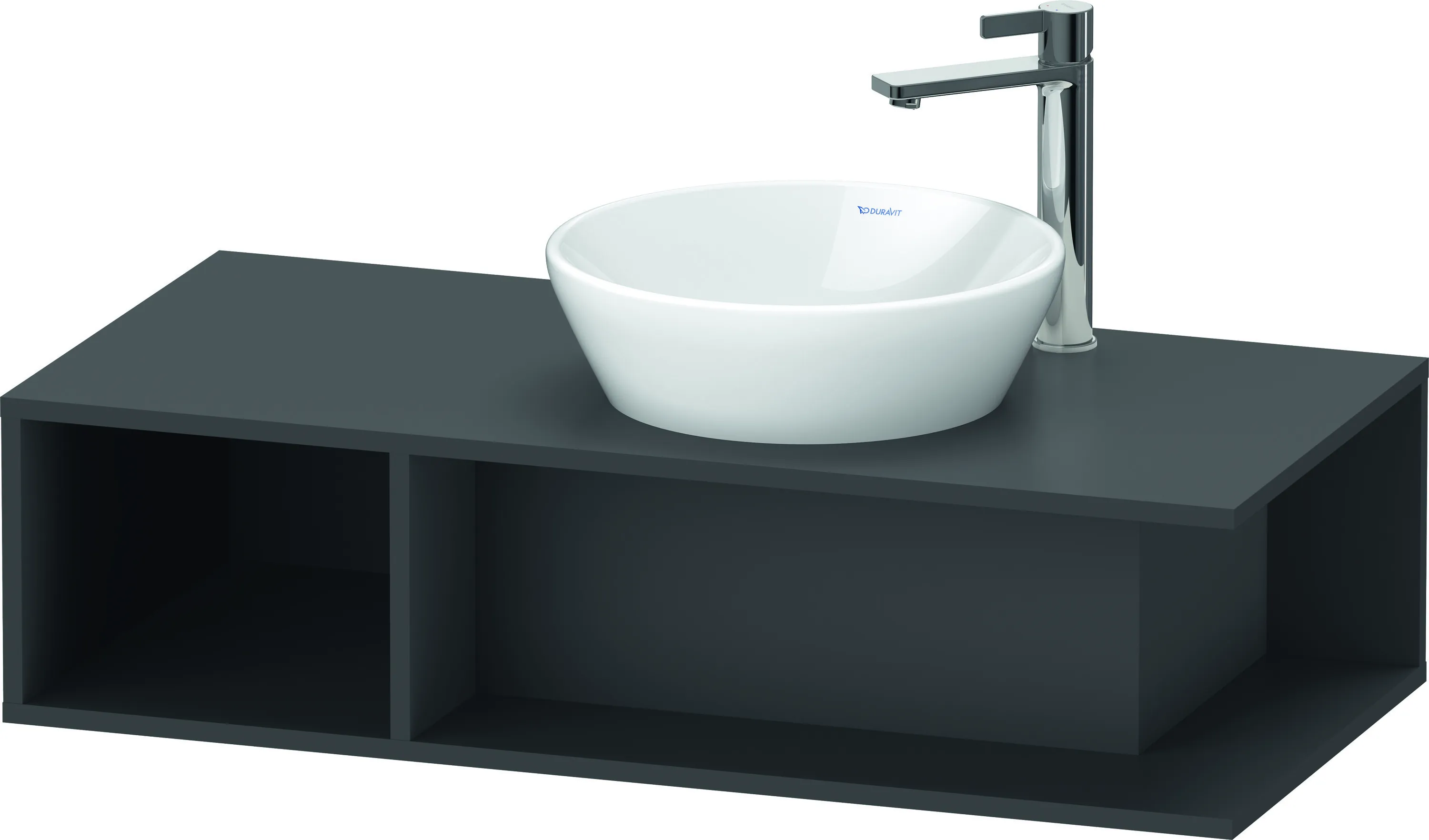 Duravit Waschtischunterschrank wandhängend „D-Neo“ 100 × 26 × 48 cm Graphit Matt Duravit Waschtischunterschrank wandhängend „D-Neo“ 100 × 26 × 48 cm Graphit Matt