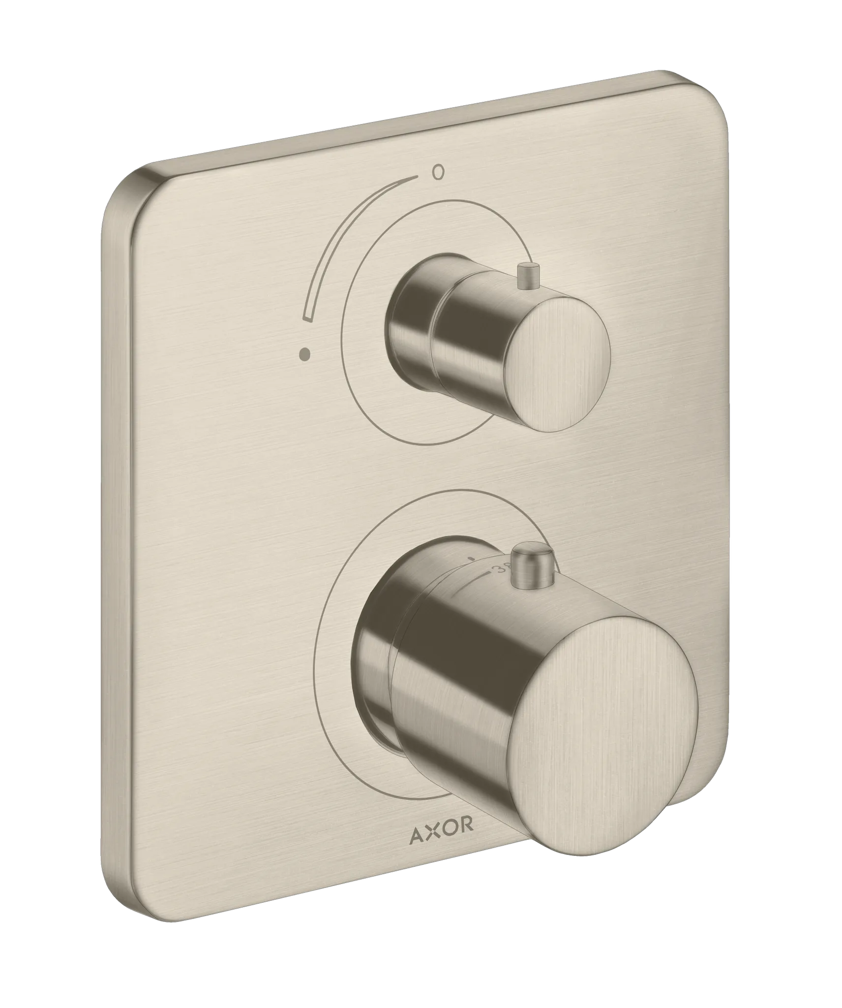 Hansgrohe AXOR Citterio M Thermostat Unterputz, Brushed Nickel