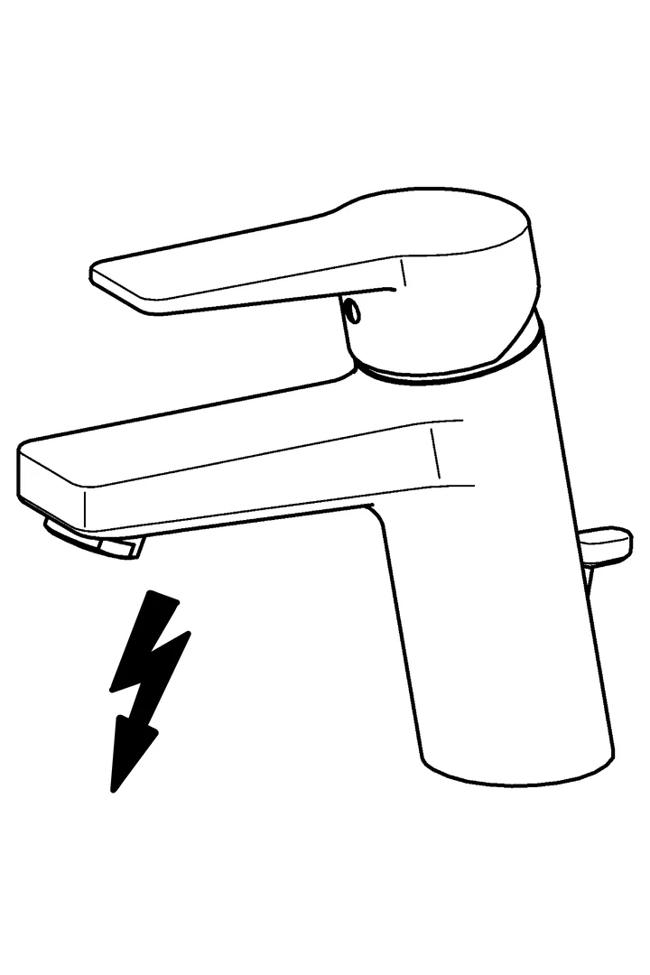 HansaTWIST Waschtischarmatur Einhebelmischer HansaTWIST 0913 Kupferrohr Zugstangenablaufgarnitur Ausladung 121 mm DN15 Chrom