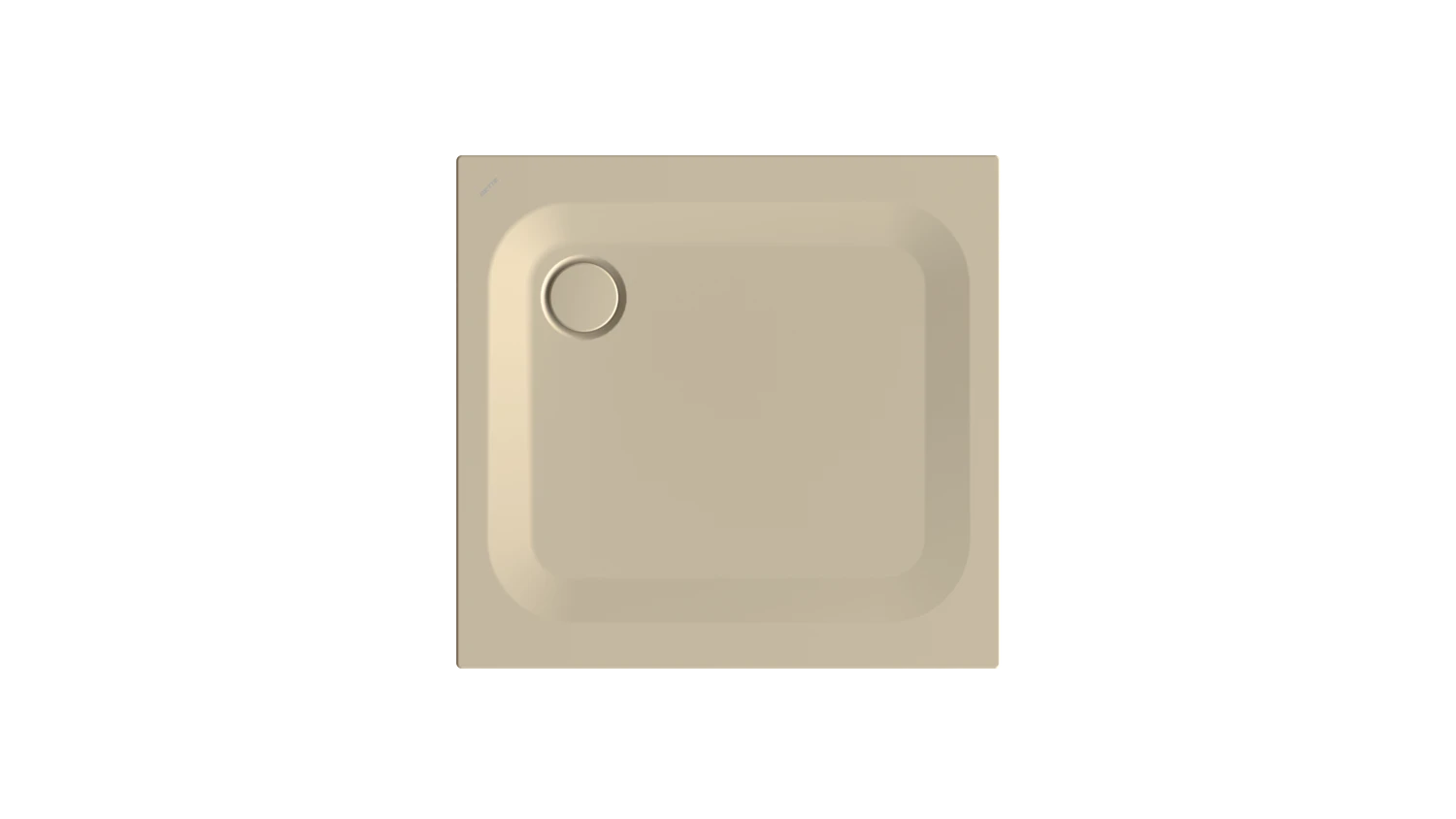 Bette rechteck Duschwanne „BetteUltra“ 900 × 850 mm ohne Oberflächenbeschichtung, ohne Oberflächenveredelung, ohne Wannenträger, in Sand