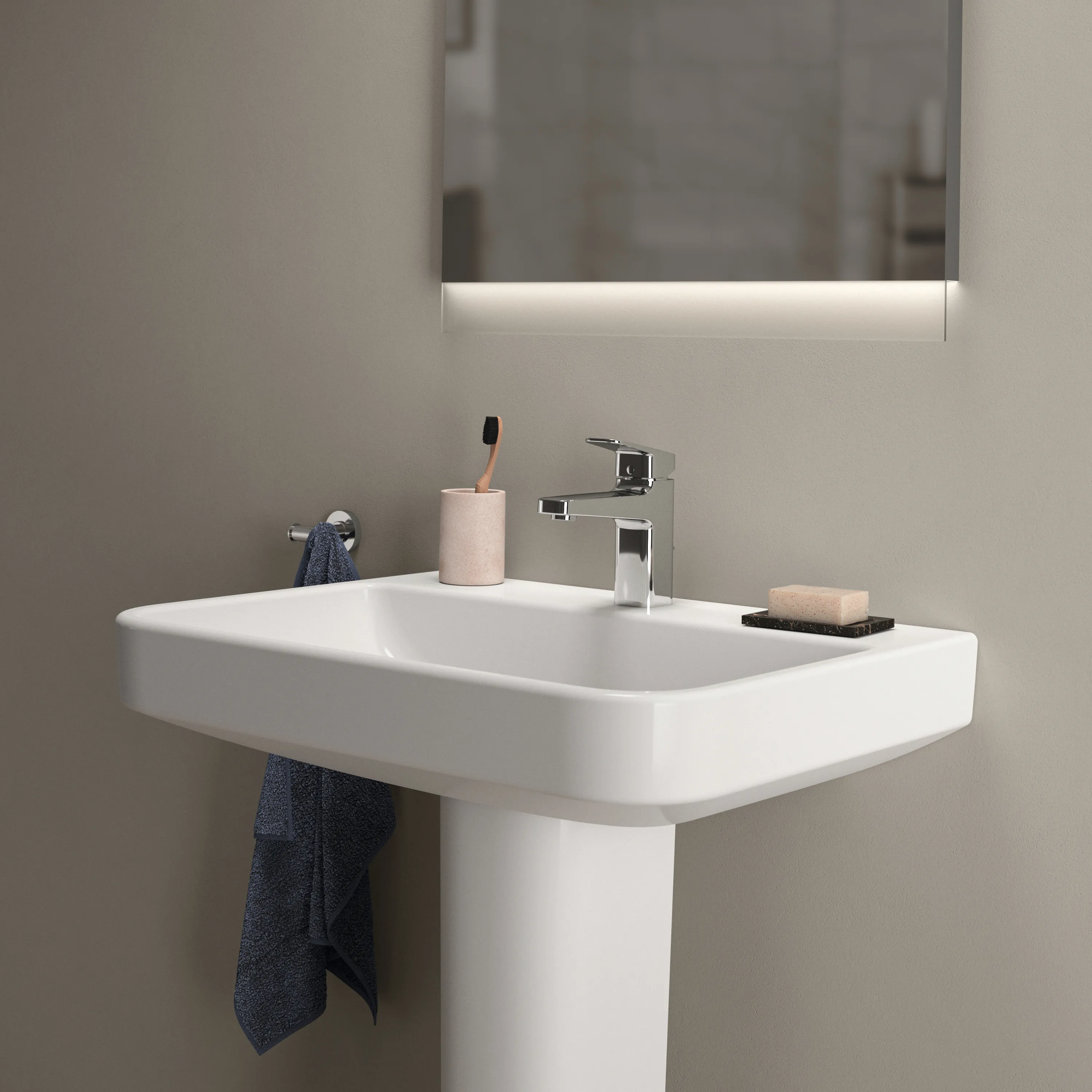 Ideal Standard Waschtisch i.life B 1 Hahnloch, weiß, 650x480x180 mm Ideal Standard Waschtisch i.life B 1 Hahnloch, weiß, 650x480x180 mm