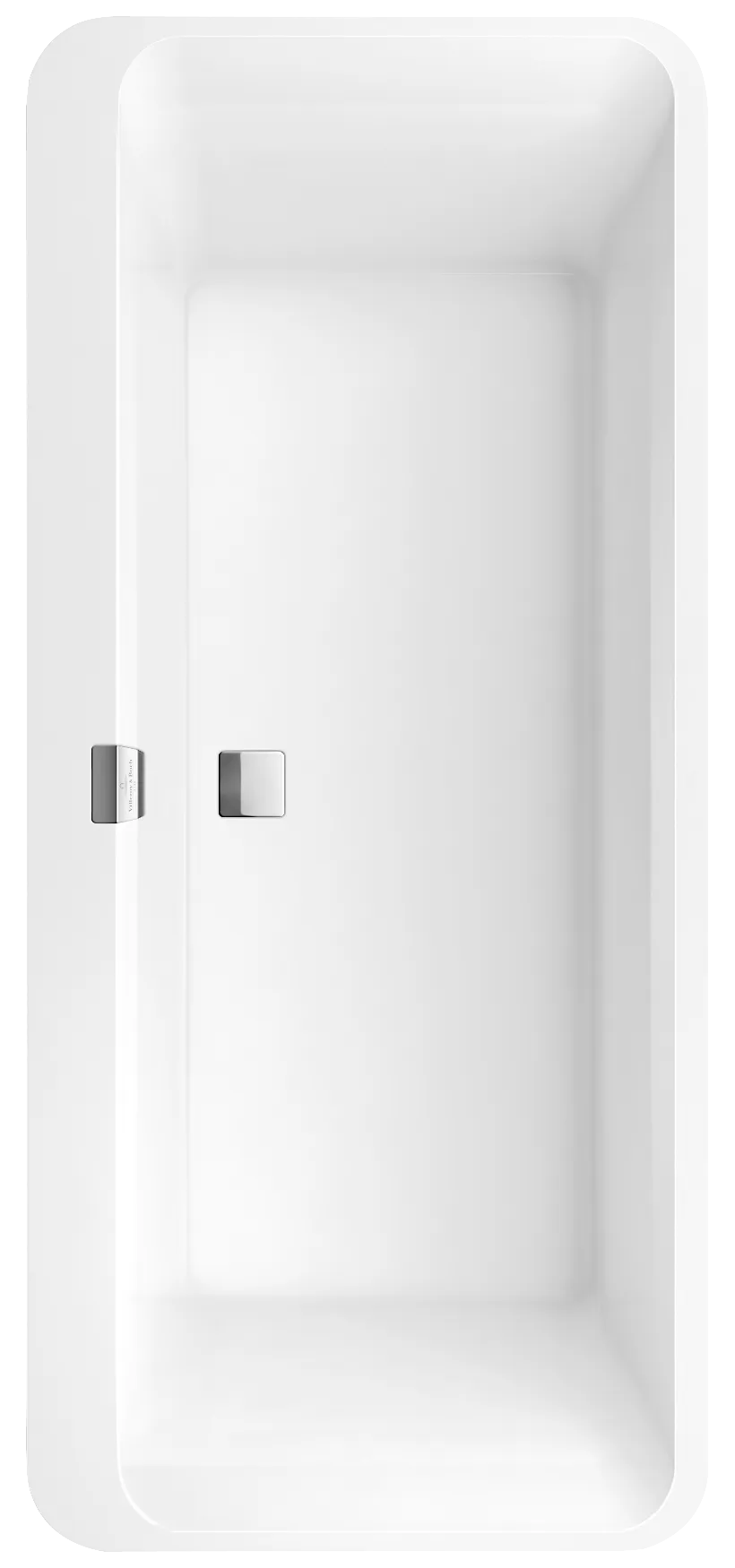 Villeroy & Boch Badewanne „Squaro Edge 12“ oval 180 × 80 cm, Mittelablauf in Stone White Villeroy & Boch Badewanne „Squaro Edge 12“ oval 180 × 80 cm, Mittelablauf in Stone White