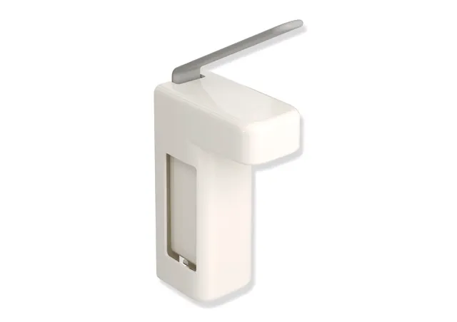 Desinfektions- und Seifenspender EM Korpus Fb 99, Hebel matt reinweiß