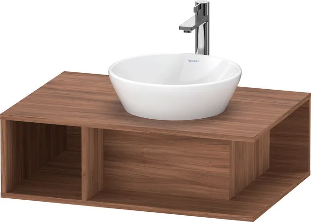 Duravit Waschtischunterschrank wandhängend „D-Neo“ 80 × 26 × 55 cm Nussbaum Natur