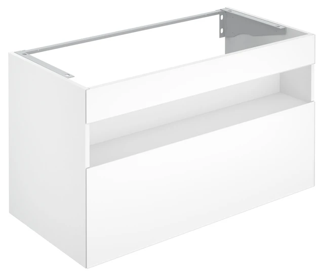 KEUCO Waschtischunterschrank mit Auszug „Stageline“ Cashmere (Glas), Cashmere (Dekor, matt), ohne Beleuchtung 1000 × 525 × 490 mm KEUCO Waschtischunterschrank mit Auszug „Stageline“ Cashmere (Glas), Cashmere (Dekor, matt), ohne Beleuchtung 1000 × 525 × 490 mm