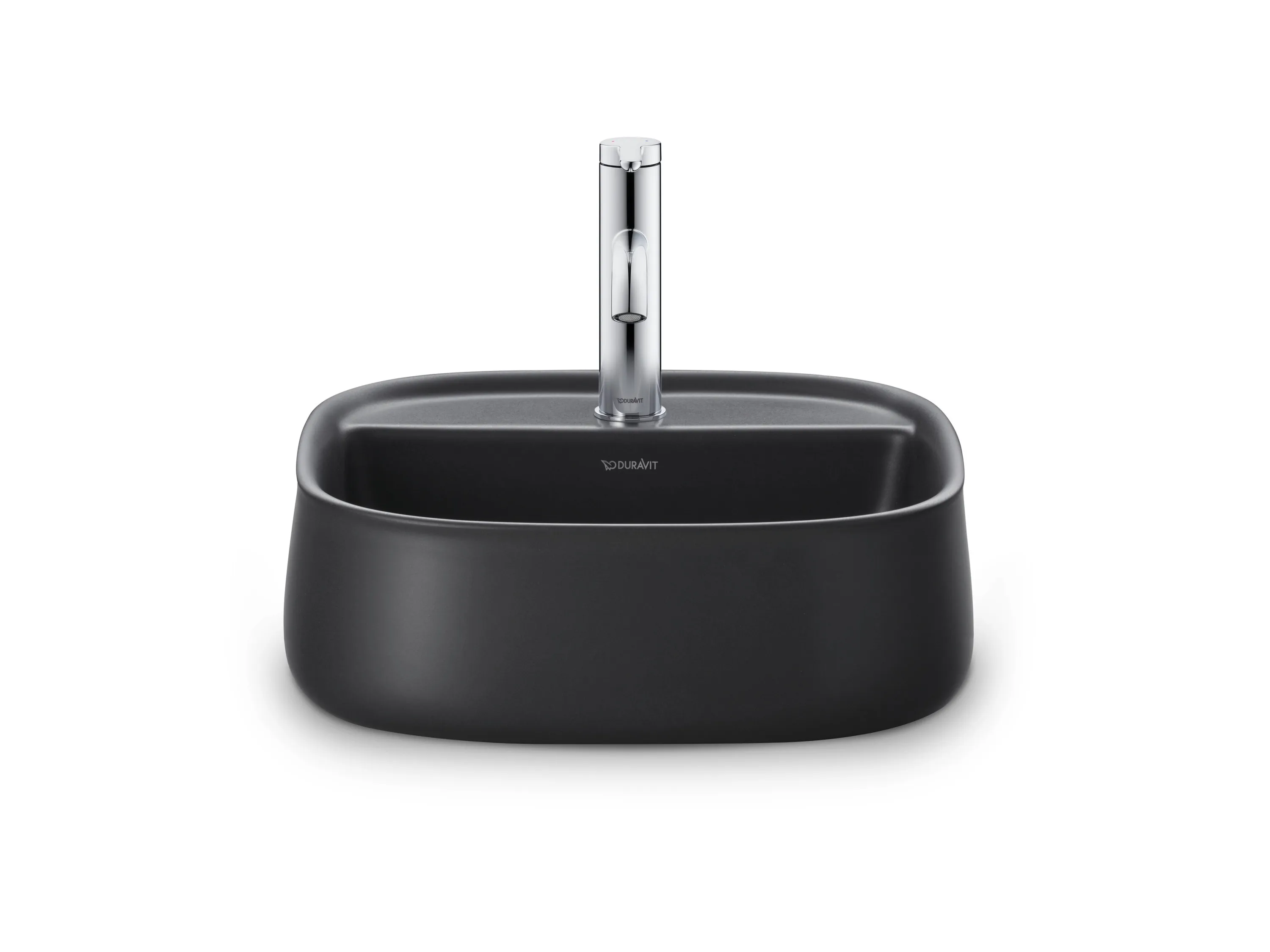 Aufsatzwaschtisch geschliffen „Zencha“ 42 × 42 × 13,5 cm, Hahnlochposition mittig in Anthrazit Matt Aufsatzwaschtisch geschliffen „Zencha“ 42 × 42 × 13,5 cm, Hahnlochposition mittig in Anthrazit Matt