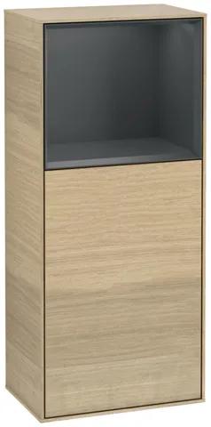 Villeroy & Boch Seitenschrank „Finion“ 41,8 × 93,6 cm 1 Tür, Anschlag links, mit Wand- und Regalelementbeleuchtung Anschlag links Villeroy & Boch Seitenschrank „Finion“ 41,8 × 93,6 cm 1 Tür, Anschlag links, mit Wand- und Regalelementbeleuchtung Anschlag links