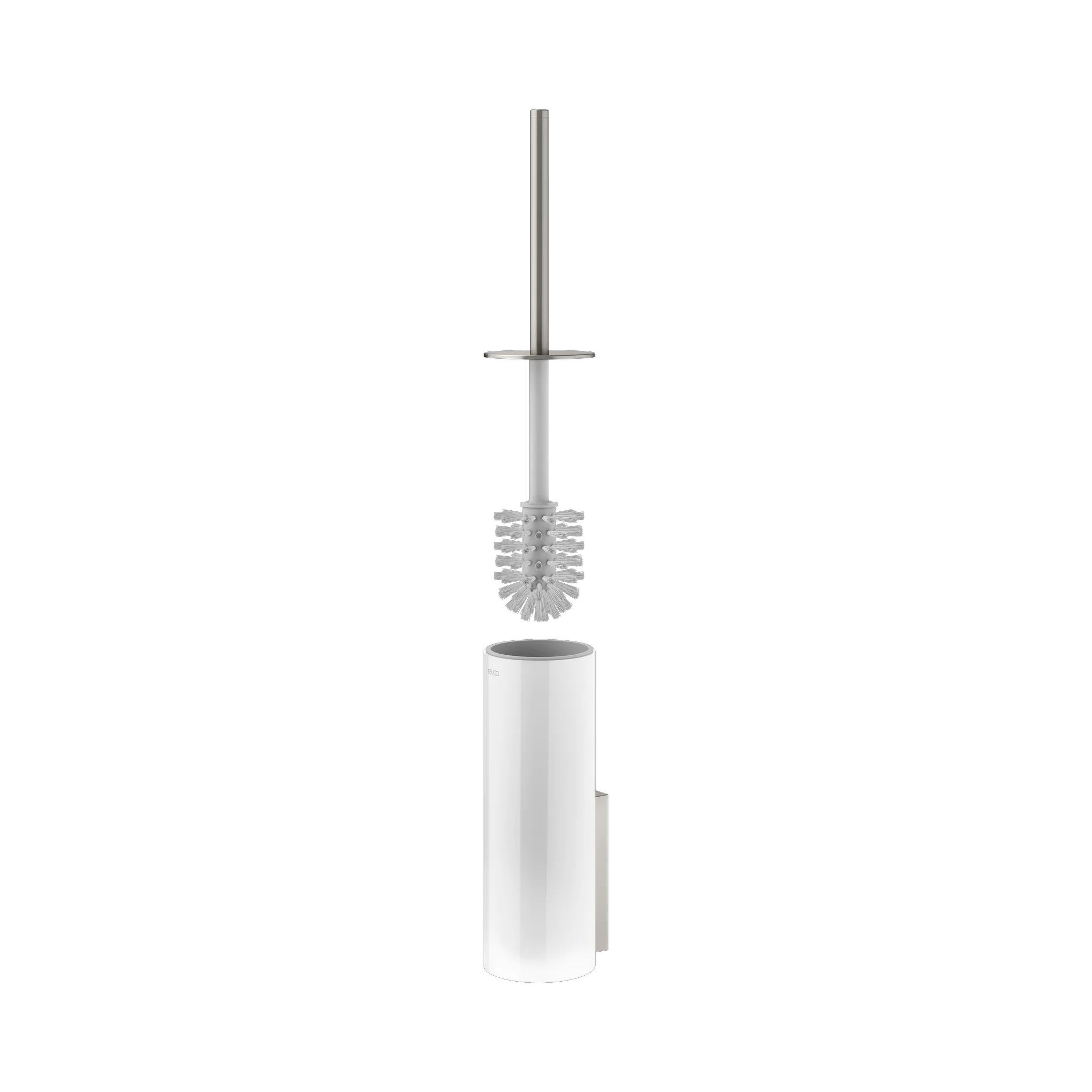 Edition 400 11564059000 Toilettenbürstengarnitur komplett Nickel gebürstet