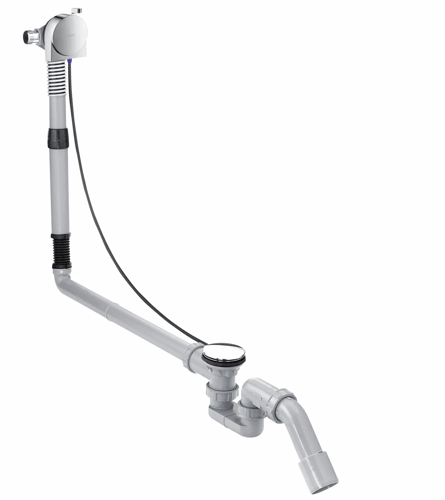 Hansgrohe AXOR Komplettset Wanneneinlauf, Ablauf- und Überlaufgarnitur für Sonderwannen, Chrom Hansgrohe AXOR Komplettset Wanneneinlauf, Ablauf- und Überlaufgarnitur für Sonderwannen, Chrom