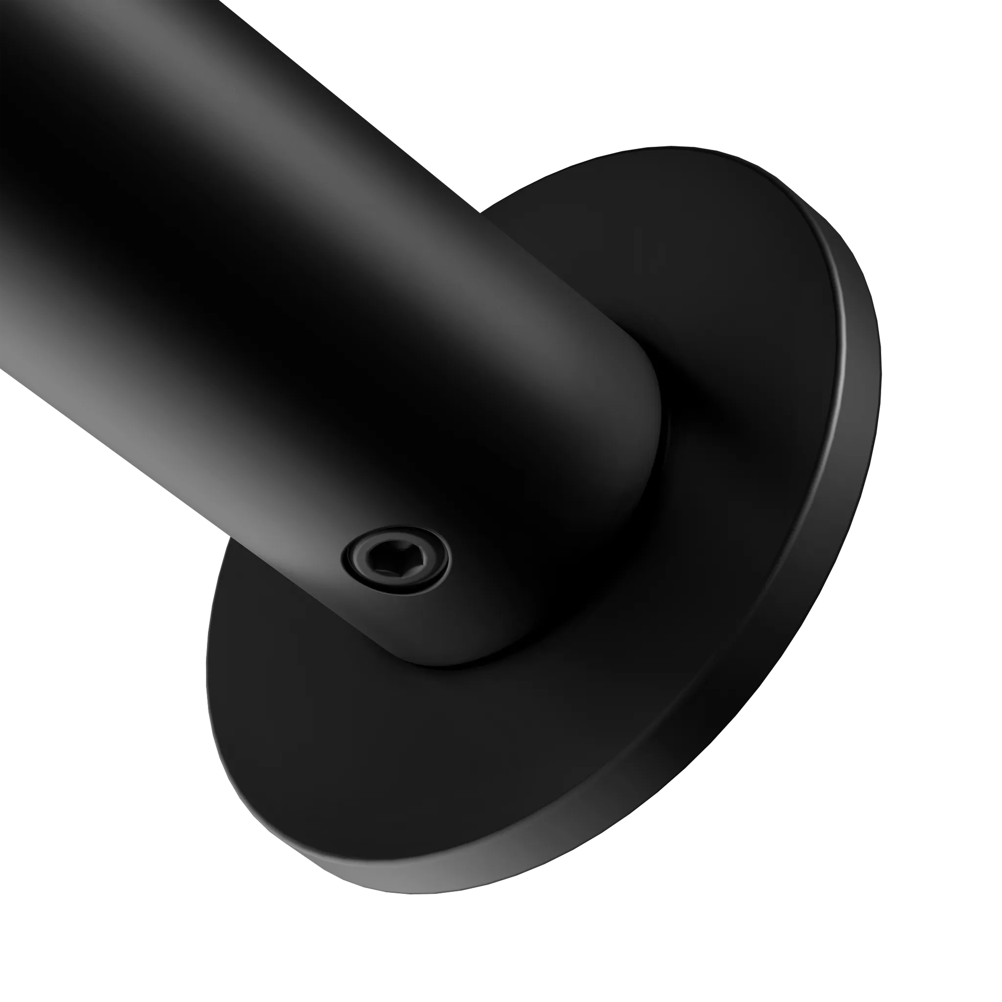 KEUCO REVA Badetuchhalter mit integriertem Haken 600 mm schwarz matt