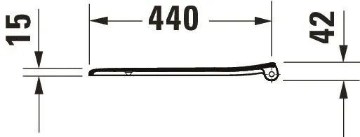 Duravit WC-Sitz 37,5 × 45,5 × 4,2 cm Duravit WC-Sitz 37,5 × 45,5 × 4,2 cm