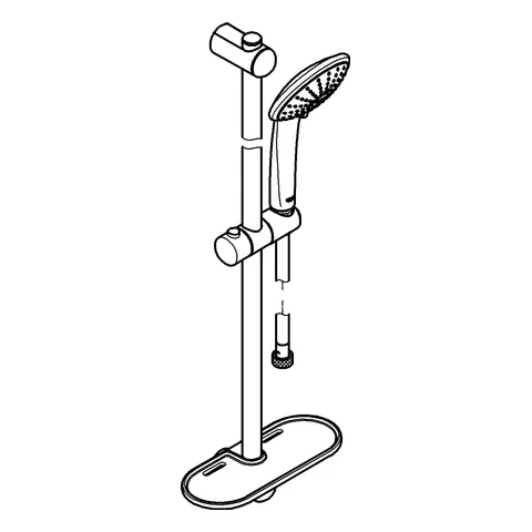 Grohe Euphoria 110 Massage Brausestangenset 3 Strahlarten Grohe Euphoria 110 Massage Brausestangenset 3 Strahlarten