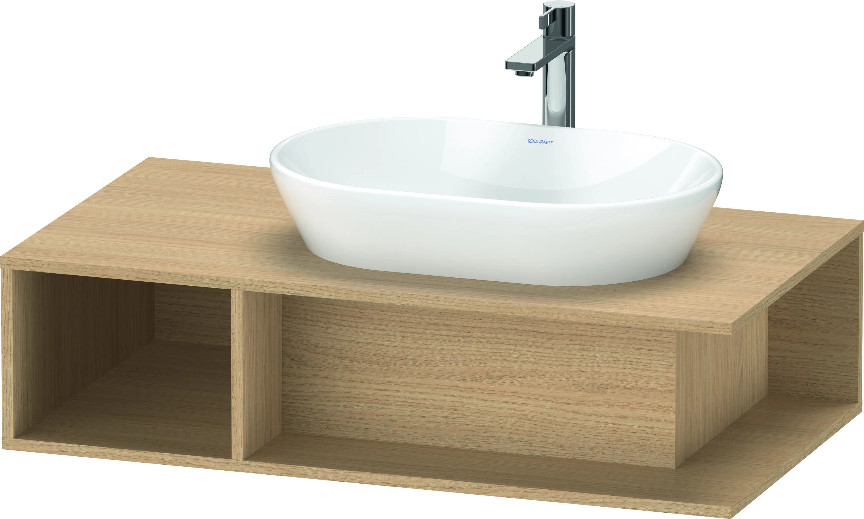 Duravit Waschtischunterschrank wandhängend „D-Neo“ 100 × 26 × 55 cm Eiche Natur Duravit Waschtischunterschrank wandhängend „D-Neo“ 100 × 26 × 55 cm Eiche Natur
