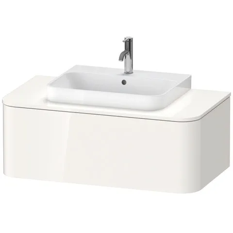 Duravit Waschtischunterschrank wandhängend „Happy D.2 Plus“ 100 × 35,4 × 55 cm in Weiß Hochglanz