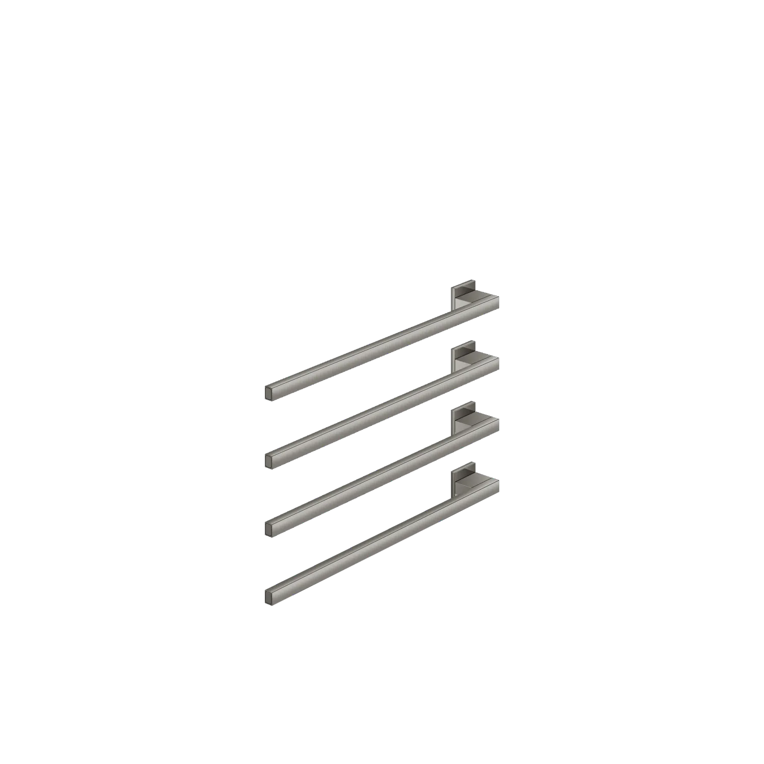 Dornbracht Handtuchwärmer, 4-fach Dark Chrome