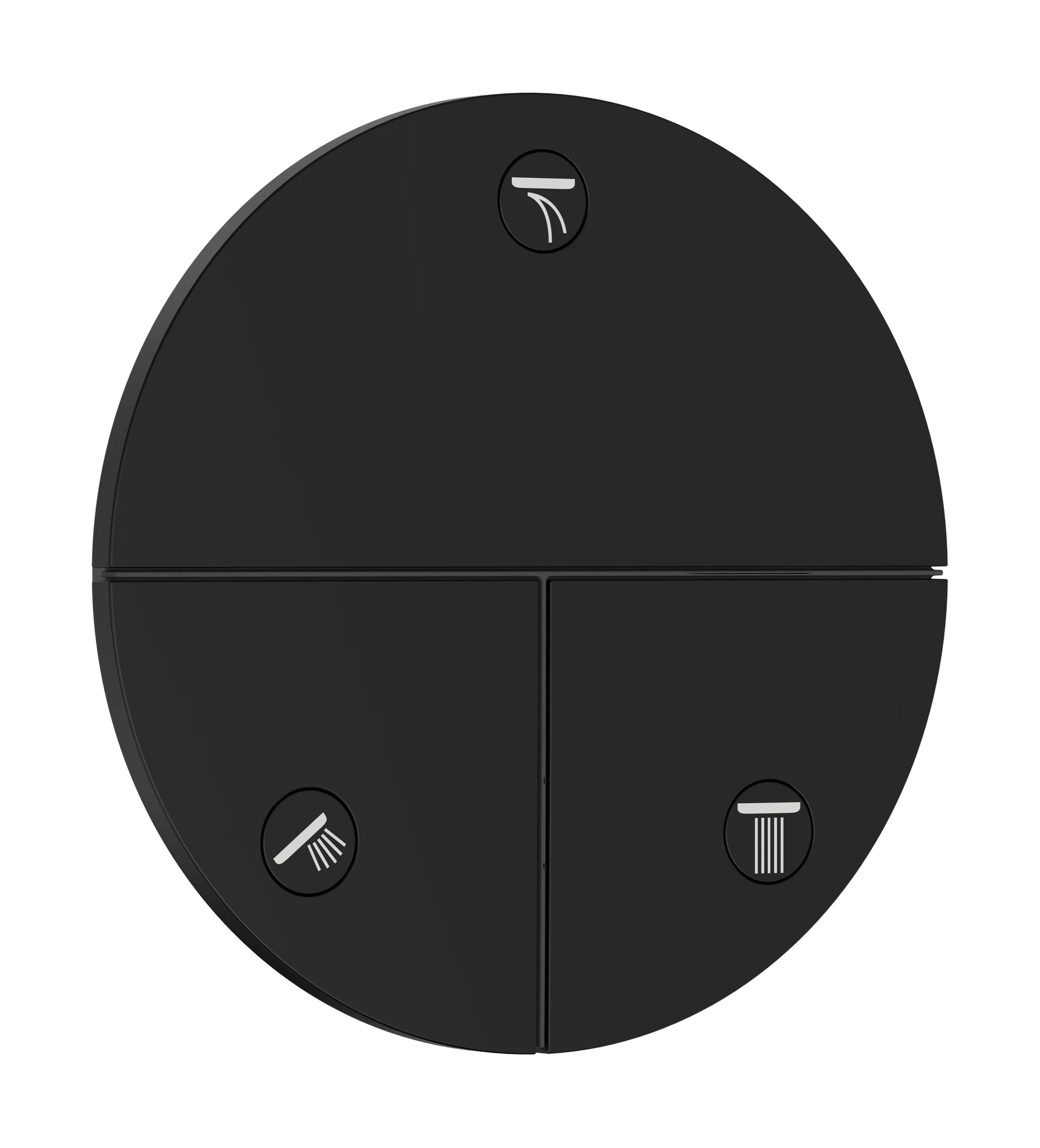 Hansgrohe ShowerSelect Comfort S Absperrventil Unterputz, 3 Verbraucher, mattschwarz Hansgrohe ShowerSelect Comfort S Absperrventil Unterputz, 3 Verbraucher, mattschwarz