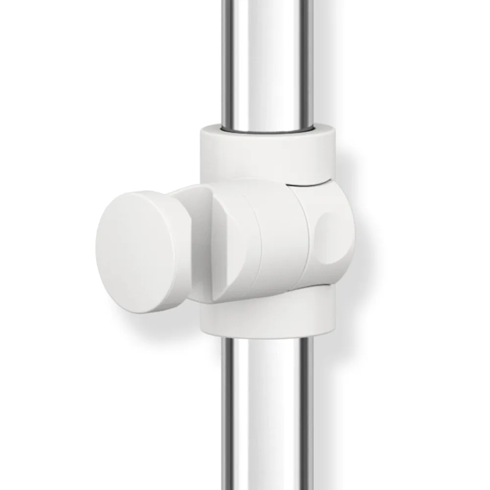 Halter für Handbrause „System 900“ in Signalweiß Halter für Handbrause „System 900“ in Signalweiß