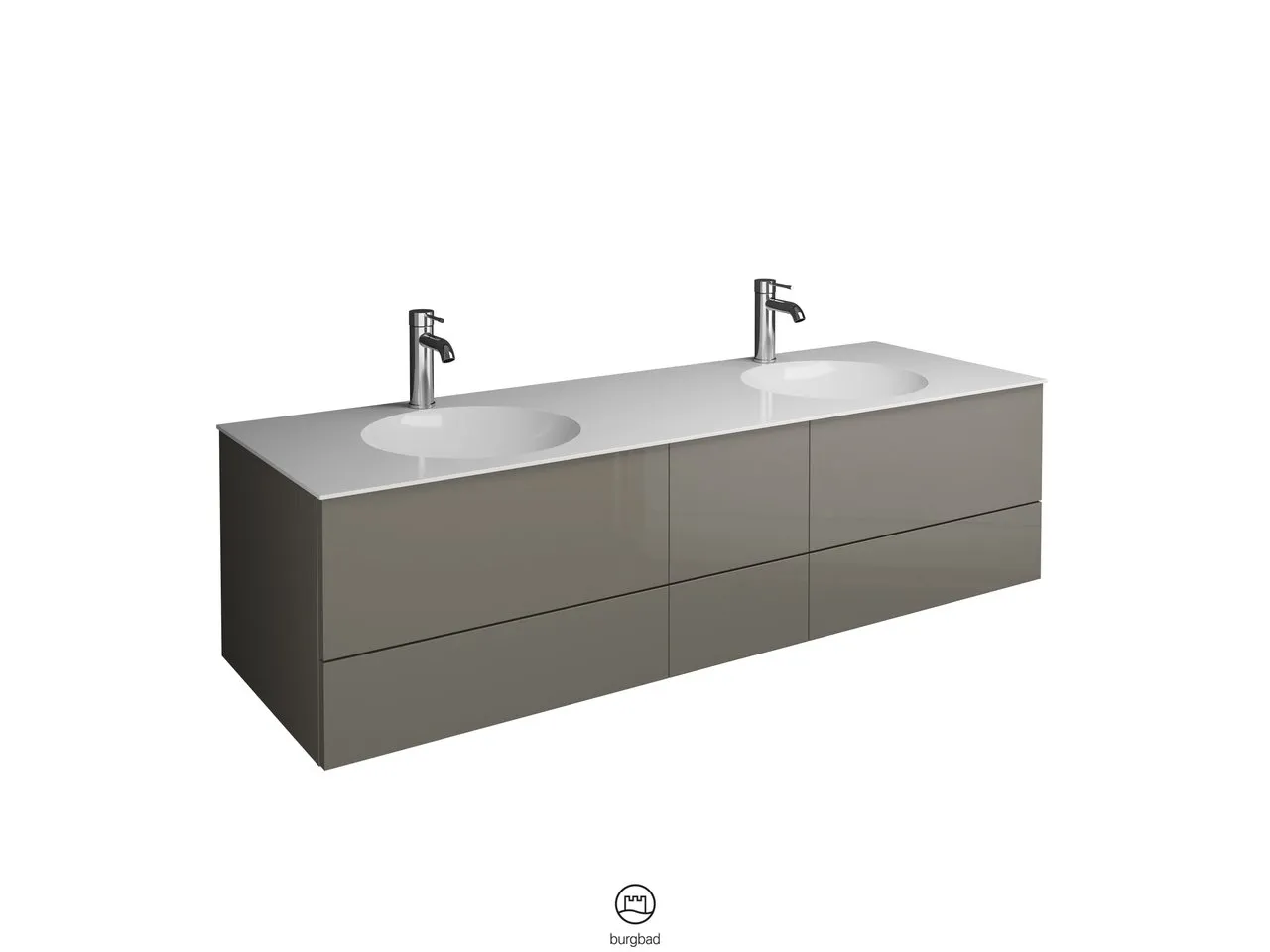 burgbad Badmöbelset „Coco“ in Eiche Tabak burgbad Badmöbelset „Coco“ in Eiche Tabak