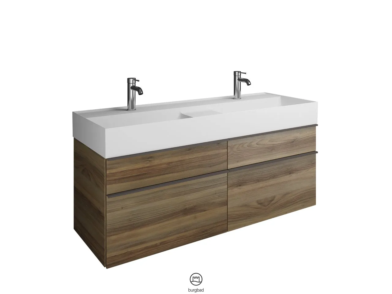 burgbad Badmöbelset „Yumo“ in Weiß Hochglanz burgbad Badmöbelset „Yumo“ in Weiß Hochglanz