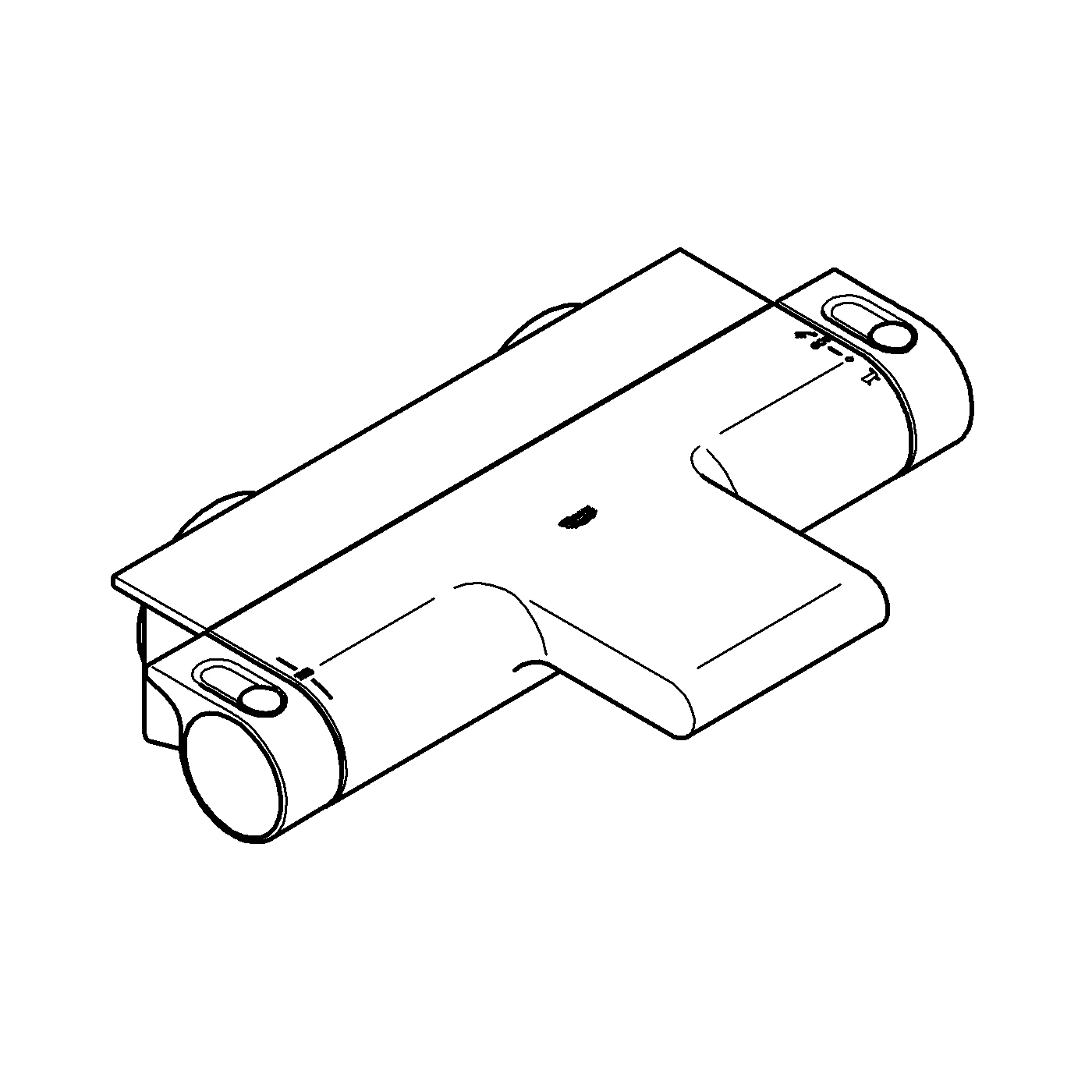 Thermostat-Wannenbatterie Grohtherm 2000 34464_1, Wandmontage, mit Duschablage, eigensicher, chrom