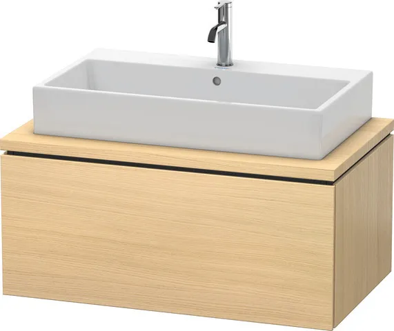 Duravit Waschtischunterschrank wandhängend „L-Cube“ 92 × 40 × 54,7 cm Mediterrane Eiche
