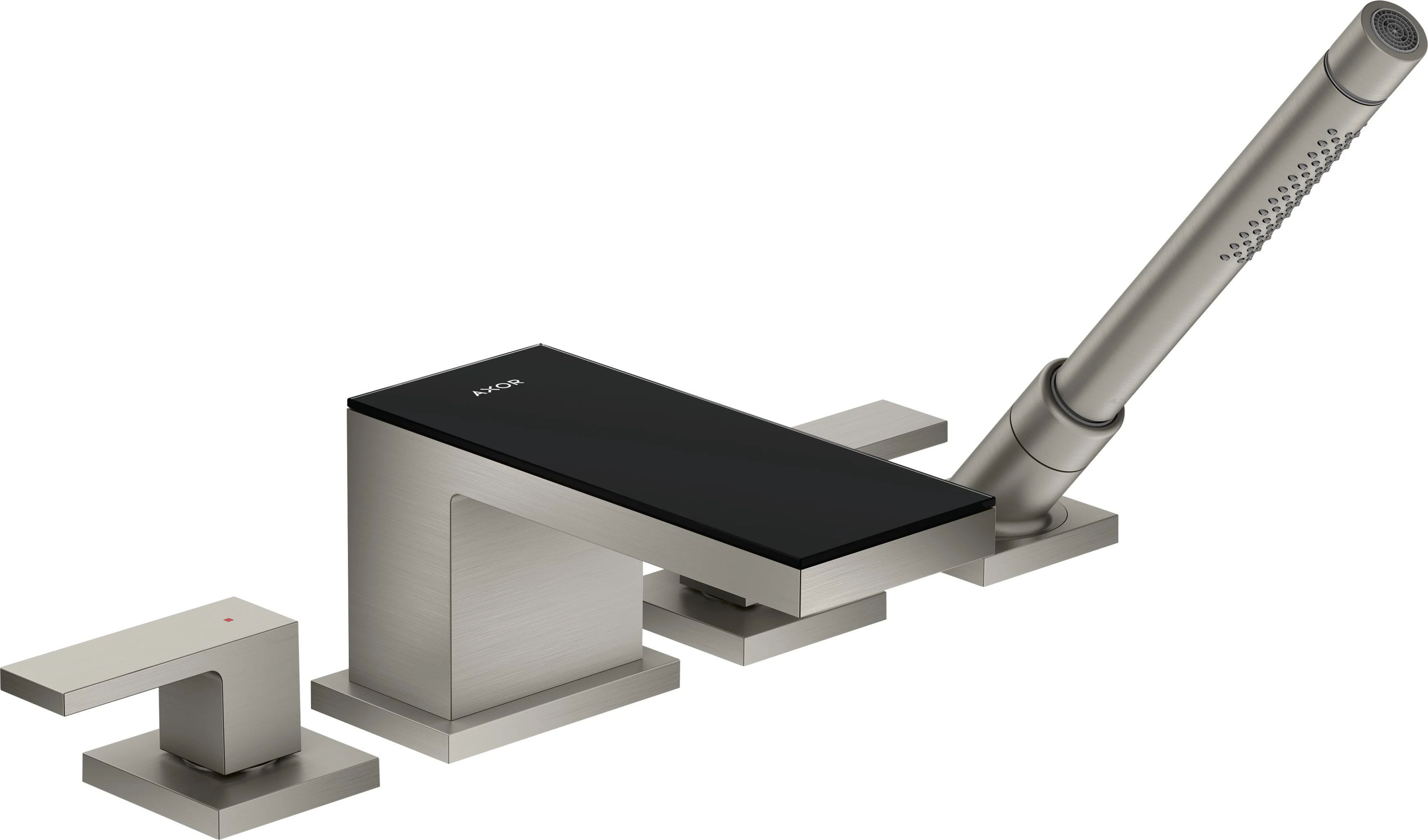Hansgrohe AXOR MyEdition Platte 200 Glas schwarz abnehmbar Hansgrohe AXOR MyEdition Platte 200 Glas schwarz abnehmbar