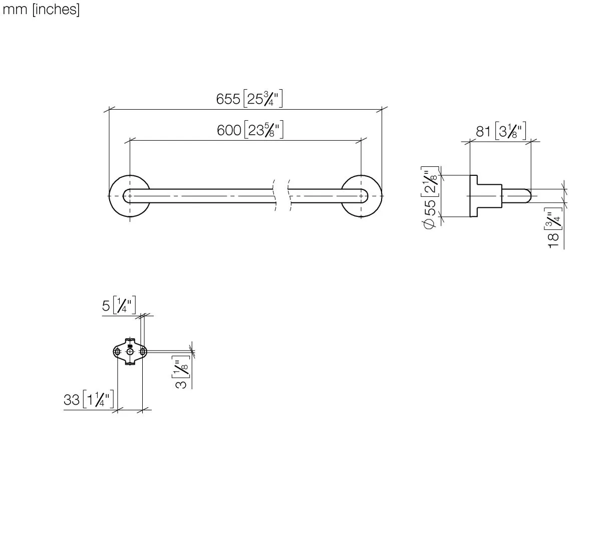 Badetuchhalter TARA Chrom 83060892 Badetuchhalter TARA Chrom 83060892