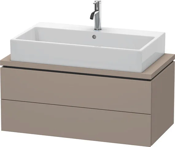 Duravit Waschtischunterschrank wandhängend „L-Cube“ 92 × 40 × 47,7 cm Basalt Matt Duravit Waschtischunterschrank wandhängend „L-Cube“ 92 × 40 × 47,7 cm Basalt Matt