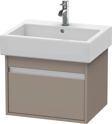 Duravit Waschtischunterschrank wandhängend „Ketho“ 55 × 41 × 44 cm Basalt Matt