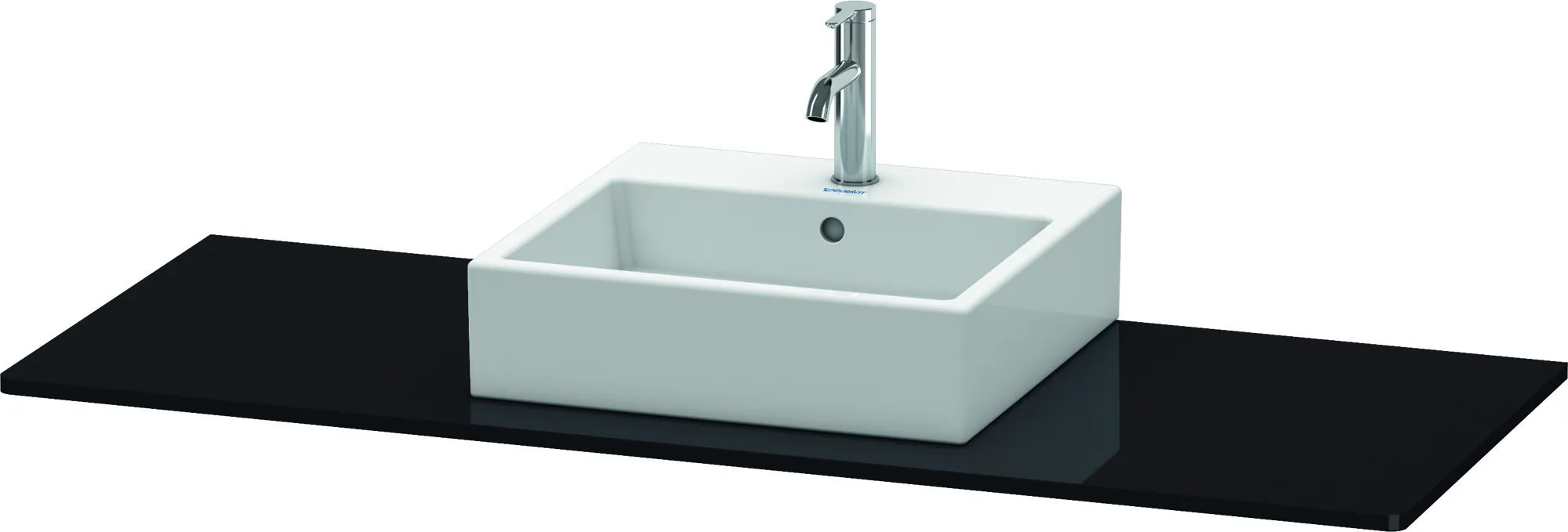 Duravit Konsole „XSquare“ in Schwarz Hochglanz