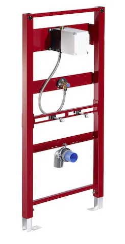 Urinal-Modul MONTUS, Typ COMPACT II, B 50 cm x H 124 cm, Rahmen pulverbeschichtet