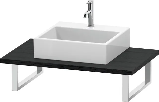 Duravit Konsole „L-Cube“ in Eiche Schwarz
