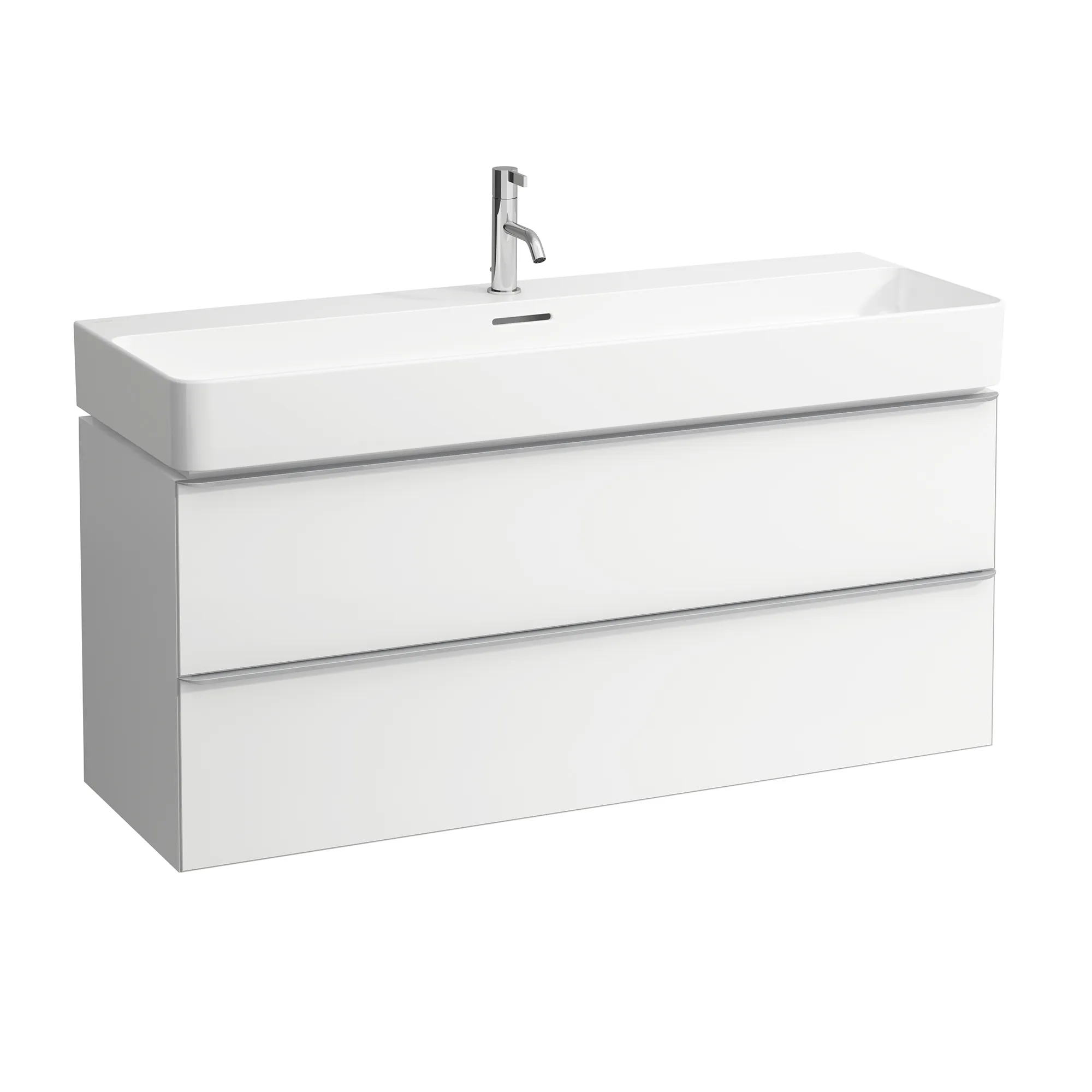 Laufen Waschtischunterbau „SPACE“ 1181 × 500 × 408 mm Weiß matt Laufen Waschtischunterbau „SPACE“ 1181 × 500 × 408 mm Weiß matt