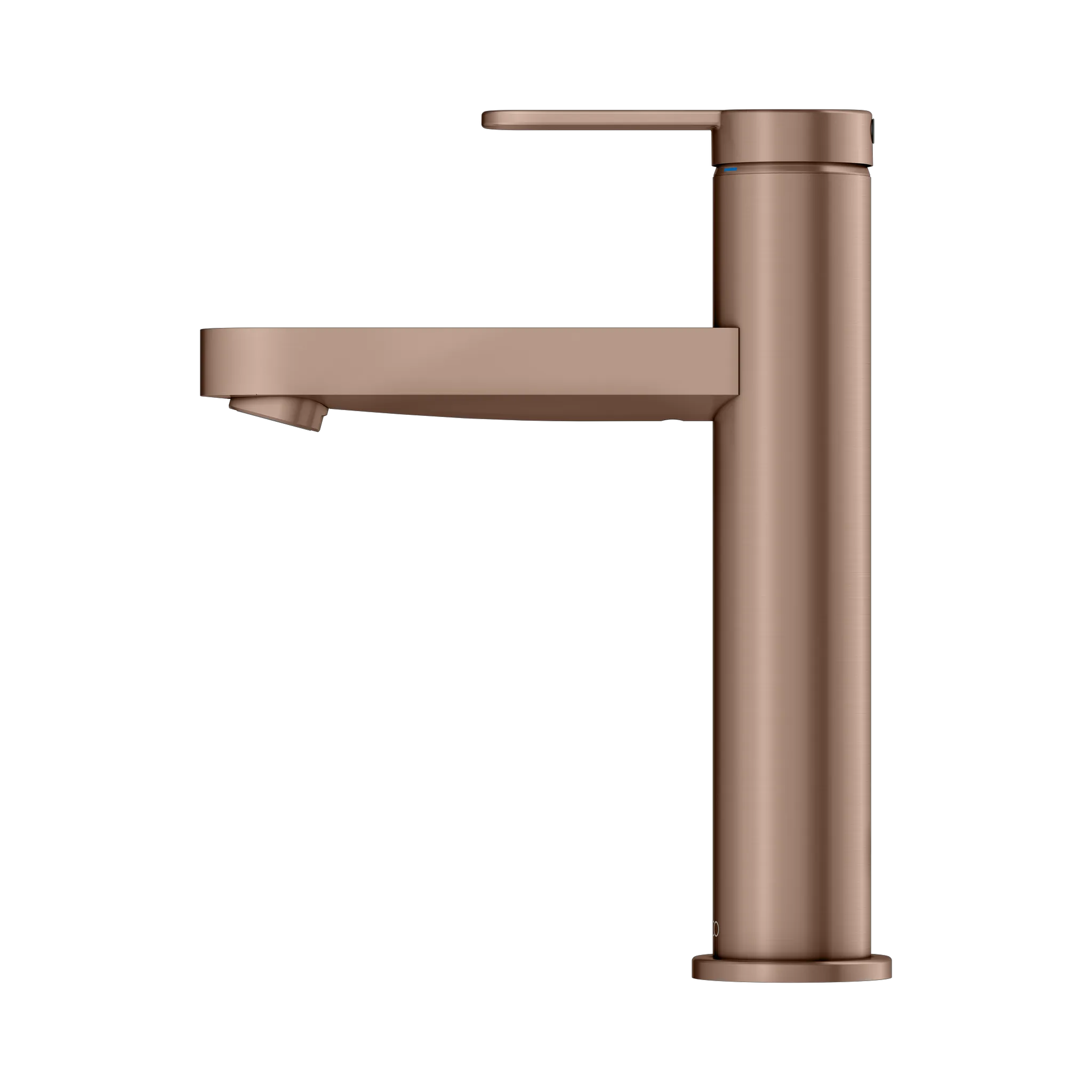 IXMO Einhebel-Waschtischmischer 130 IXMO Flat, Rosette rund Rotgold geb.