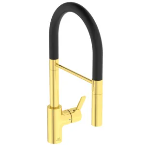 Ideal Standard Gusto Küchenarmatur BD417A2, Ausladung 225mm, Brushed Gold Ideal Standard Gusto Küchenarmatur BD417A2, Ausladung 225mm, Brushed Gold