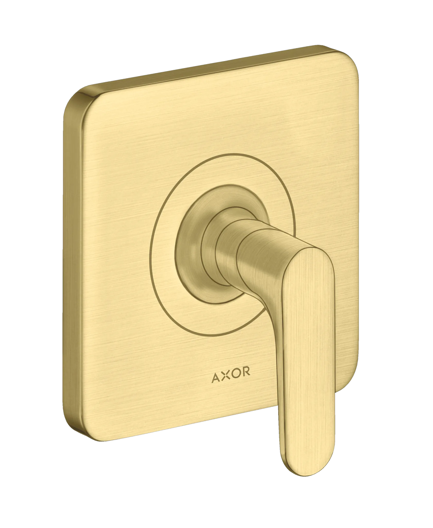 Hansgrohe AXOR Citterio M Absperrventil Unterputz, Brushed Brass, DN15/DN20