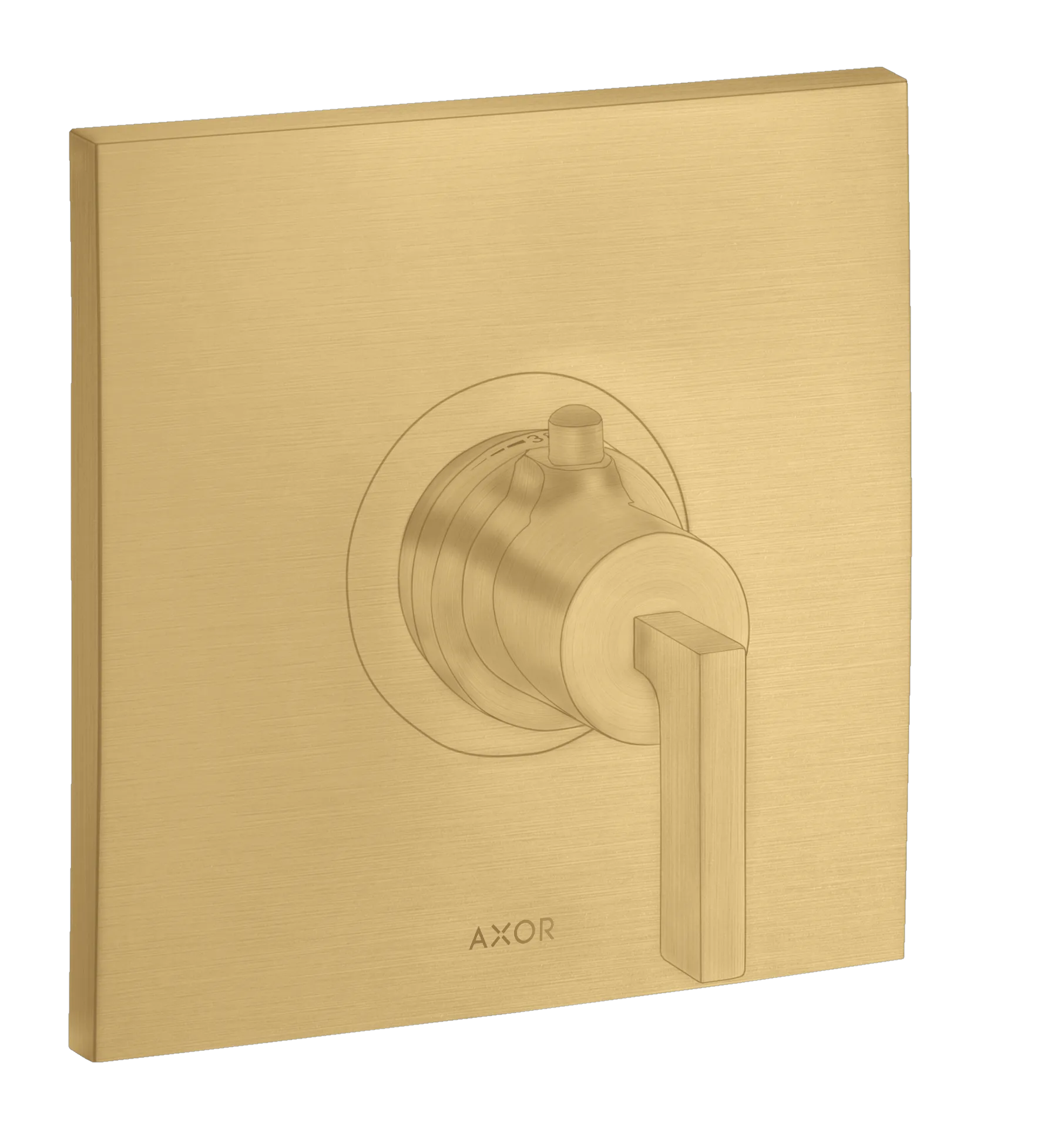 Hansgrohe AXOR Citterio Thermostat HighFlow Unterputz mit Hebelgriff, Brushed Gold Optic Hansgrohe AXOR Citterio Thermostat HighFlow Unterputz mit Hebelgriff, Brushed Gold Optic
