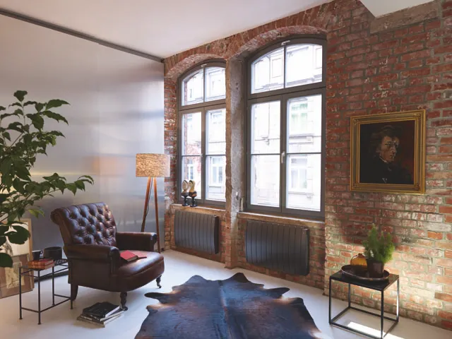 Zehnder Design-Elektroheizkörper „Fare Tech Connected“ 42,9 × 57,5 cm in Pure White (RAL 9010, glänzend) Zehnder Design-Elektroheizkörper „Fare Tech Connected“ 42,9 × 57,5 cm in Pure White (RAL 9010, glänzend)