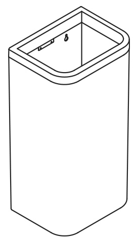 HEWI Papierabfallbehälter „Serie 477“ 26,1 cm