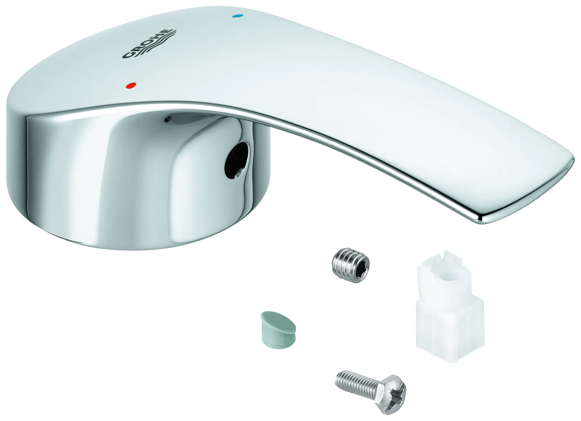 Hebel 46898, Metall, für Eurosmart Einhand-Batterien Wandmontage, Wanne, Brause und Spültisch, für 35 mm Kartusche, chrom Hebel 46898, Metall, für Eurosmart Einhand-Batterien Wandmontage, Wanne, Brause und Spültisch, für 35 mm Kartusche, chrom