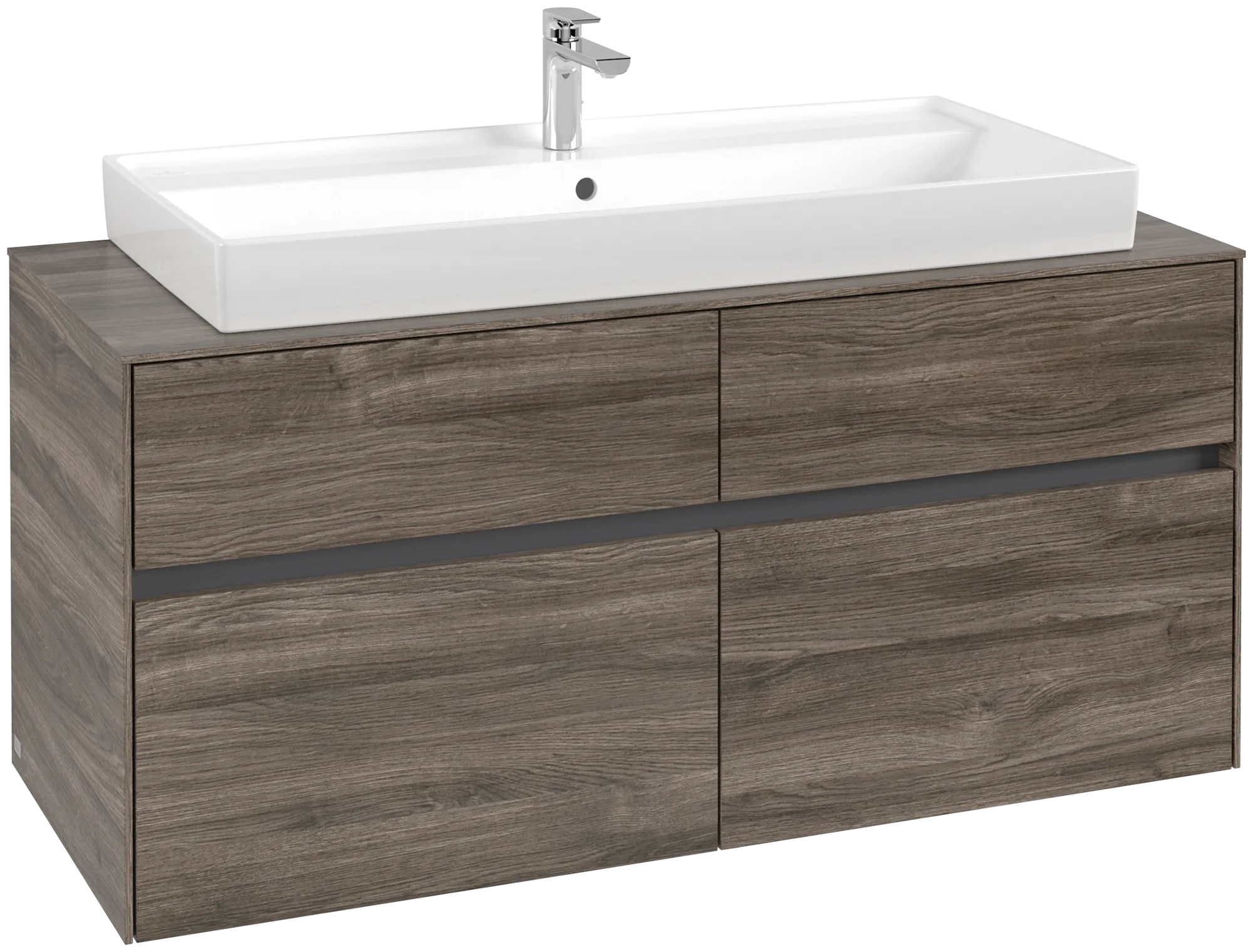 Villeroy & Boch Collaro Waschbeckenunterschrank C09100, 1200x548x500mm, Stone Oak
