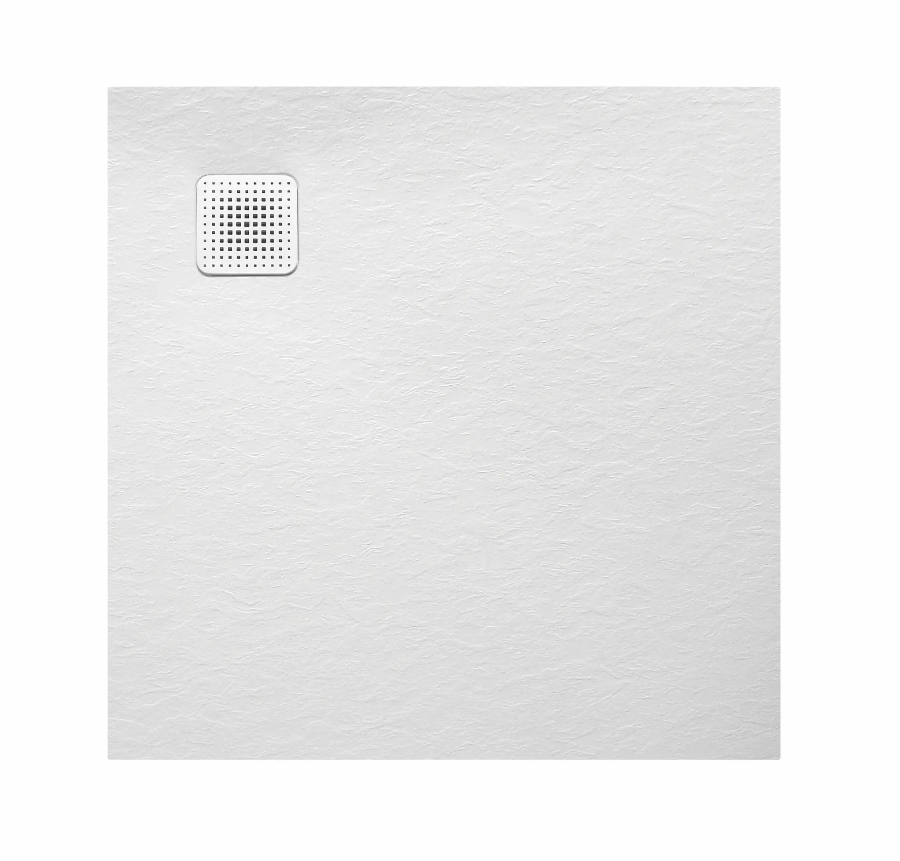 Duschwanne Structura 1200x1200x30 in gesoftete Schieferoptik, mit Antirutsch B, Material Solique, Weiß Duschwanne Structura 1200x1200x30 in gesoftete Schieferoptik, mit Antirutsch B, Material Solique, Weiß