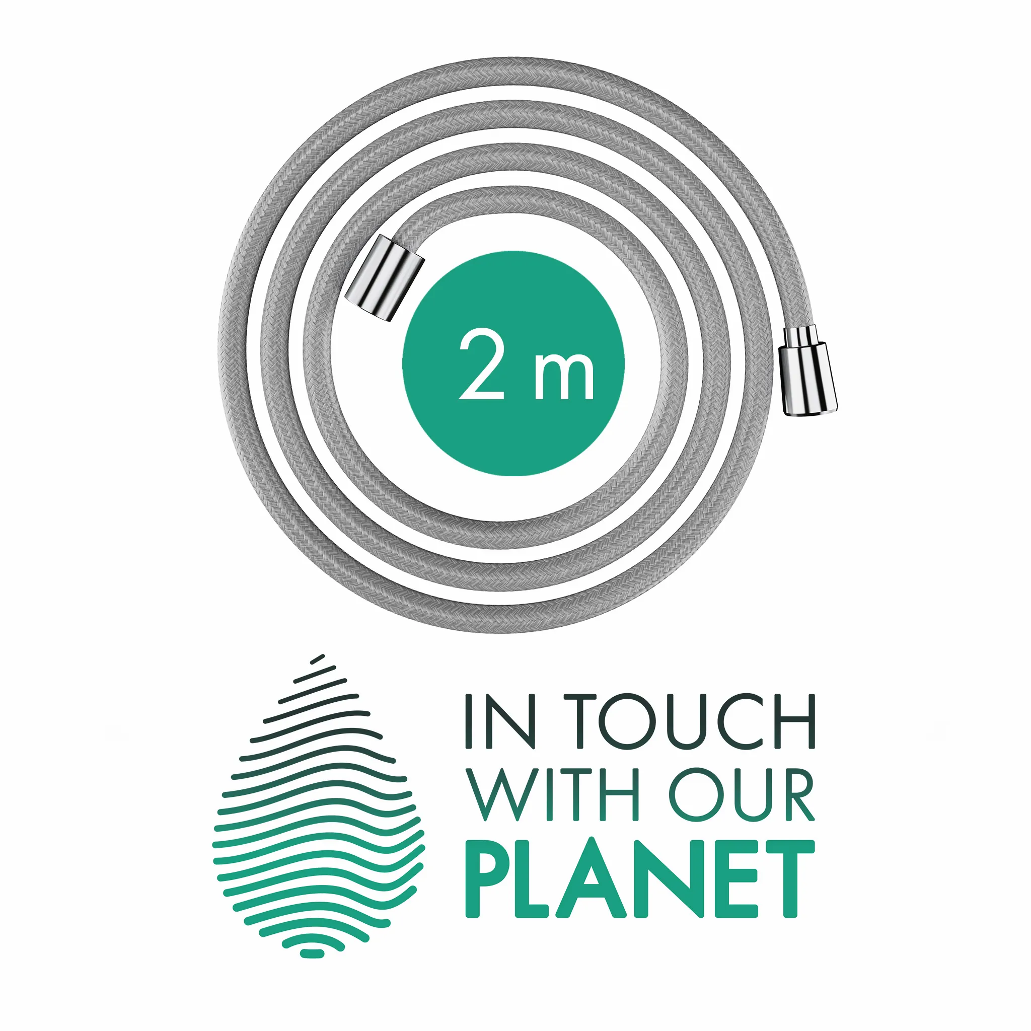 Hansgrohe Designflex Textilbrauseschlauch 200 cm Chrom Hansgrohe Designflex Textilbrauseschlauch 200 cm Chrom