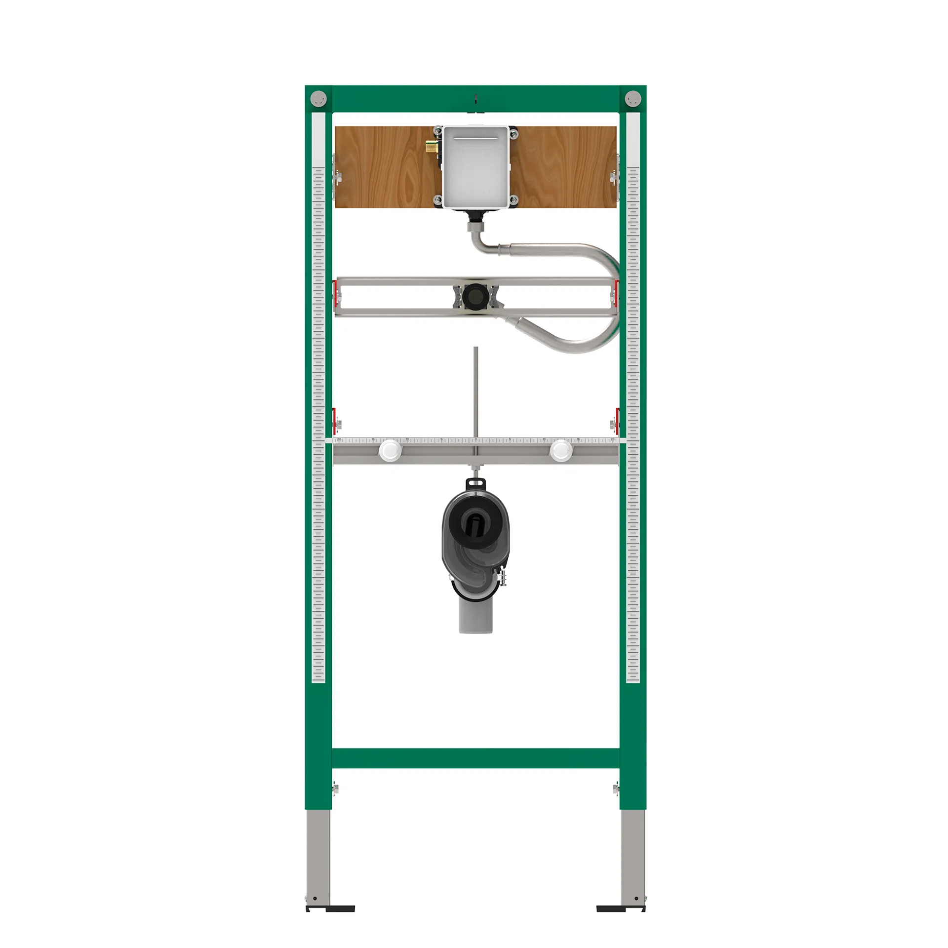 Installationselement INEOLINK für Urinale mit externer Spülung, Kartuschentechnik