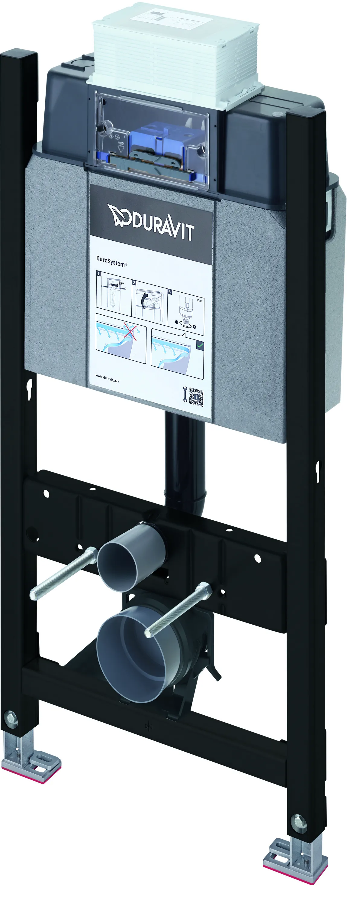 Duravit Vorwand-/Einbauelement für Toilette Installationselement Trockenbau für WC „DuraSystemInstallationselemente“ 99 × 50 cm in Duravit Vorwand-/Einbauelement für Toilette Installationselement Trockenbau für WC „DuraSystemInstallationselemente“ 99 × 50 cm in