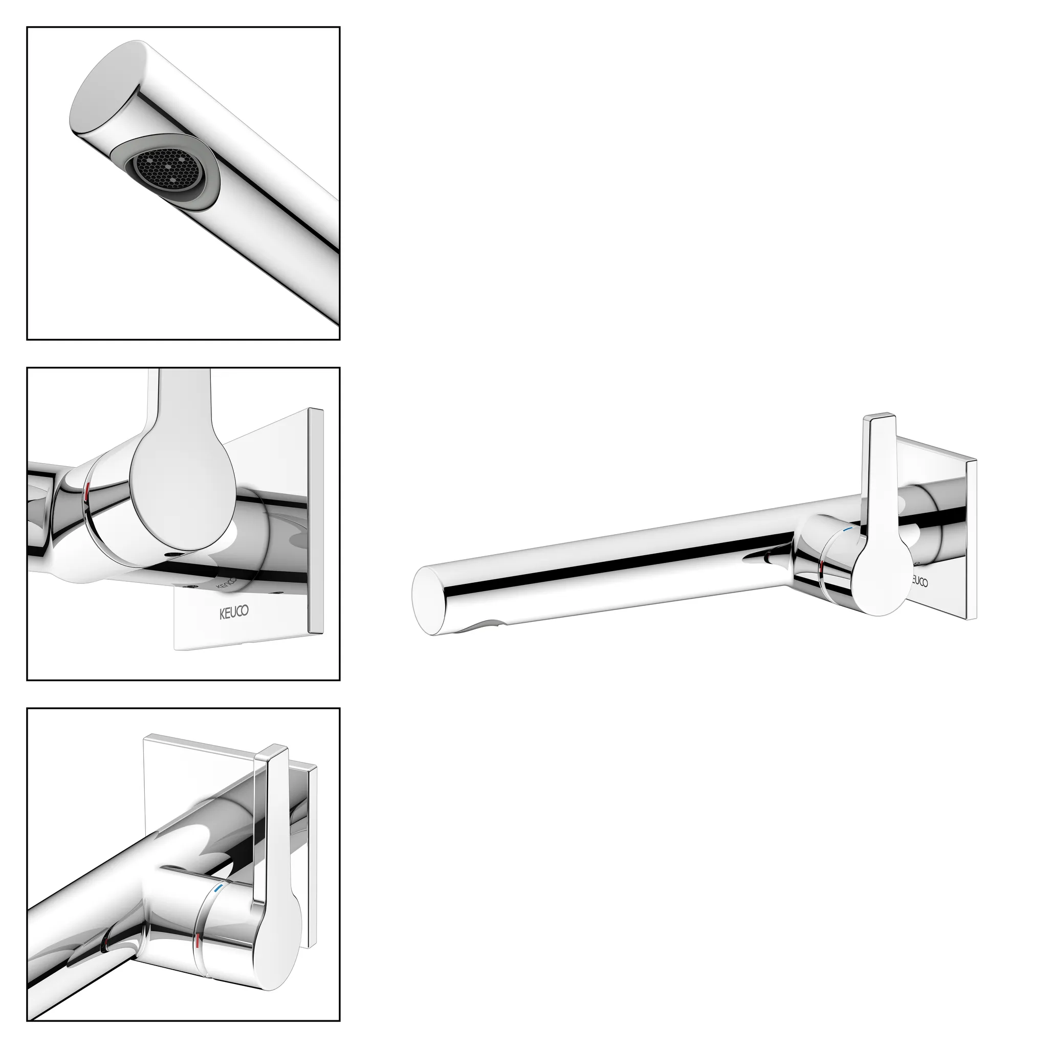 KEUCO EDITION 11 Einhebel-Waschtischmischer Unterputz 1 Loch verchromt