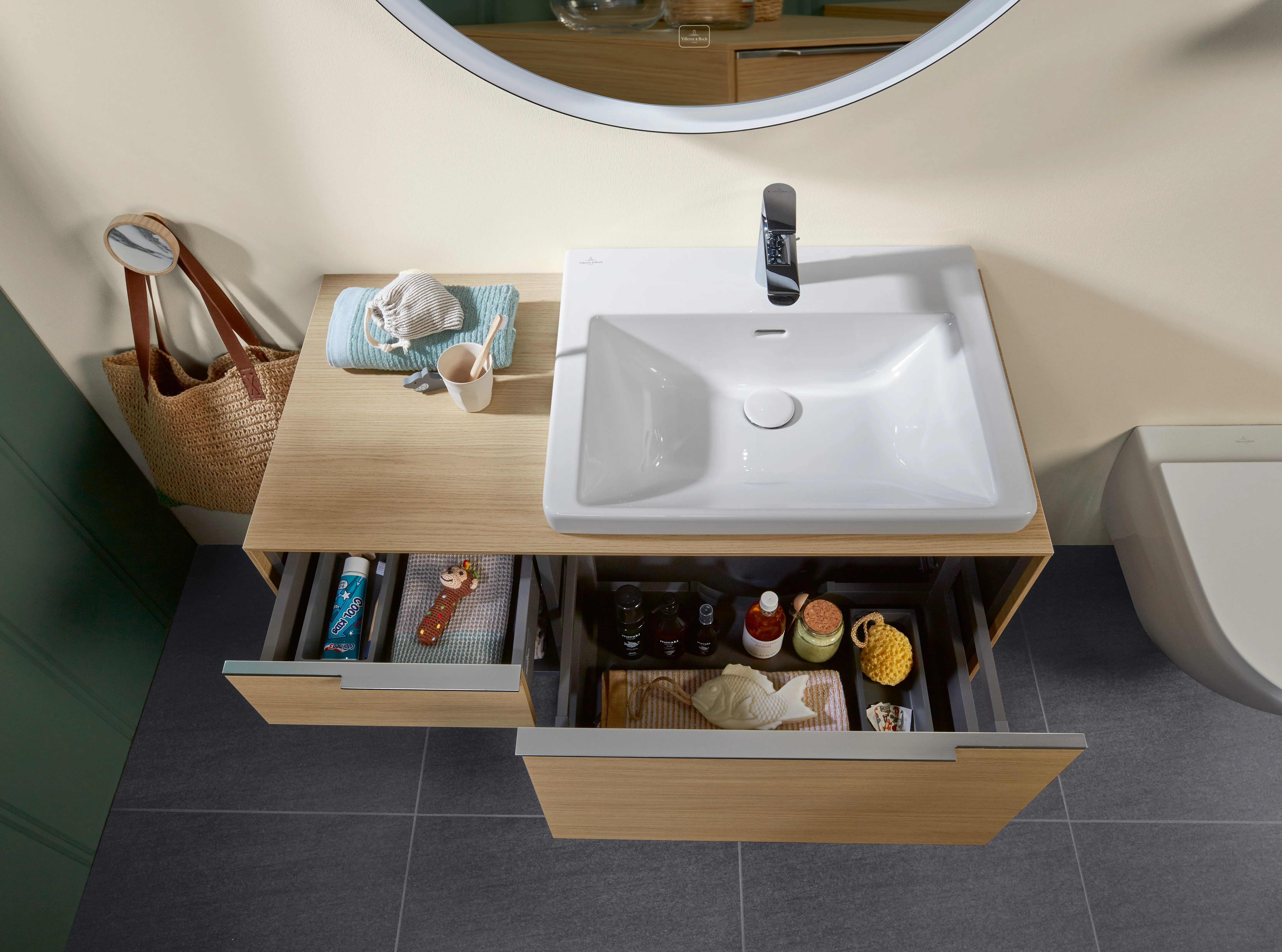 Villeroy & Boch Wandwaschtisch aus TitanCeram „Subway 3.0“ 600 × 470 × 165 mm, ohne Hahnlochbohrung, Hahnlochposition mittig in Weiß Alpin Villeroy & Boch Wandwaschtisch aus TitanCeram „Subway 3.0“ 600 × 470 × 165 mm, ohne Hahnlochbohrung, Hahnlochposition mittig in Weiß Alpin