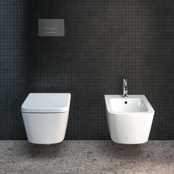 Ideal Standard Bidet „BlendCube“, Befestigung verdeckt 36 × 54 × 25 cm in Weiß