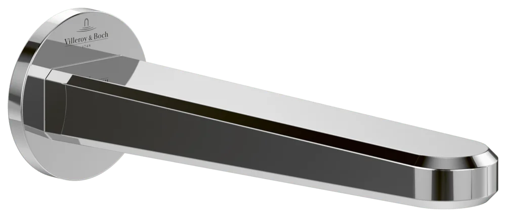 Villeroy & Boch Badewannenauslauf Vea, eckig, Chrom, 935 mm Höhe, 64 x 247 mm Maße