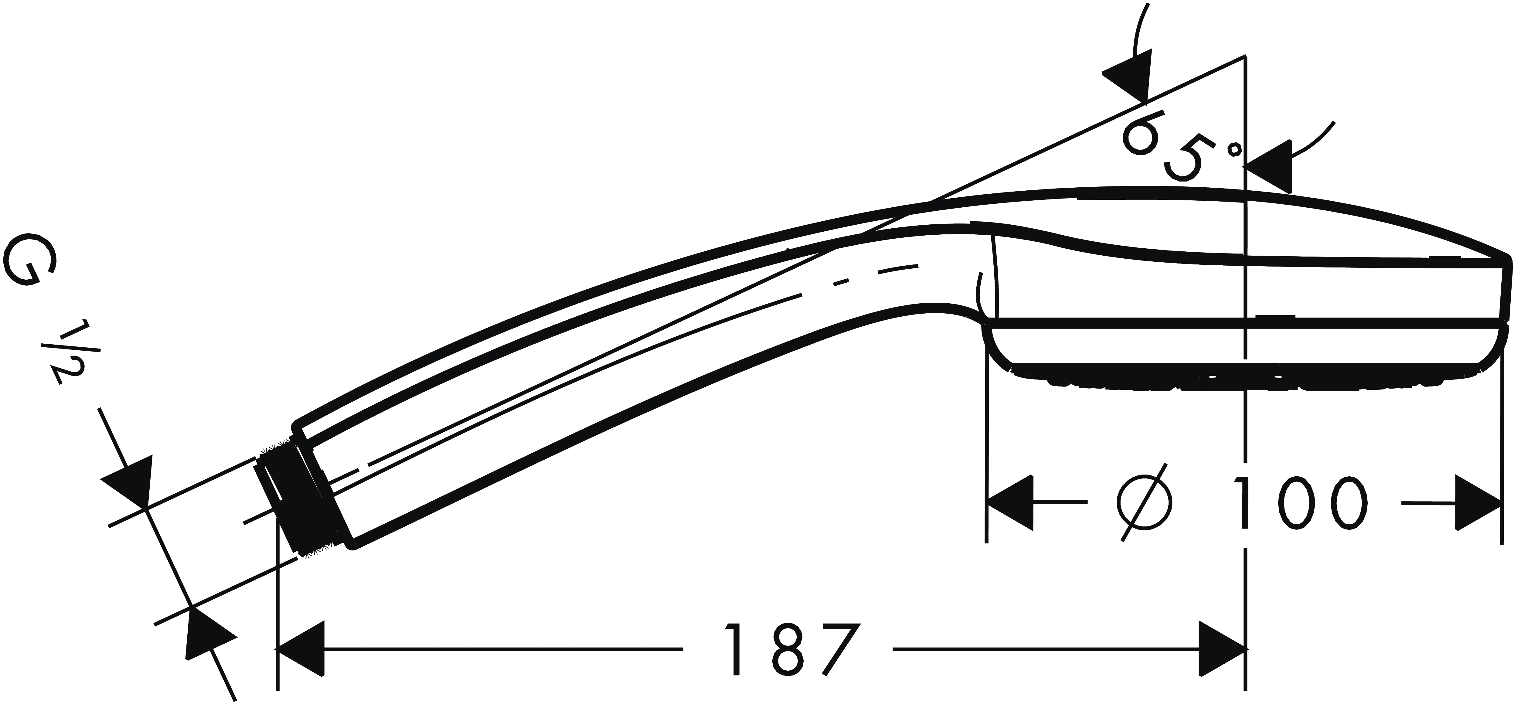 Handbrause Croma 100 1jet chrom